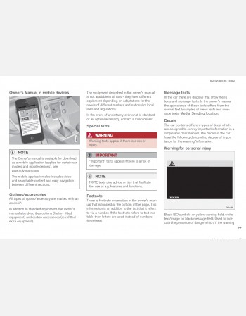 2017 volvo xc60 owners manual lhd & rhd